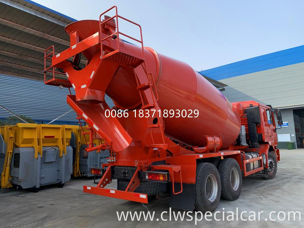 Shacman 6x4 10cbm Concrete Mixer Truck 4